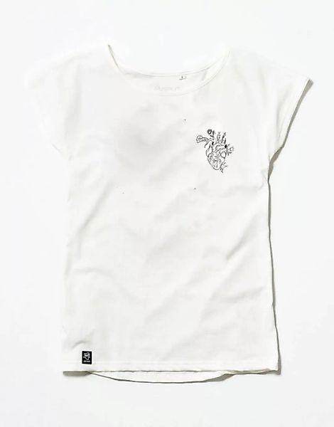 Bio T-shirt "Lea Herz White" günstig online kaufen