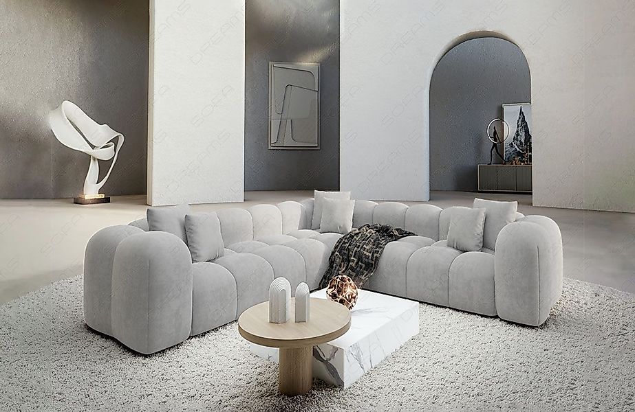 Sofa Dreams Ecksofa Design Stoff Samtstoff günstig online kaufen