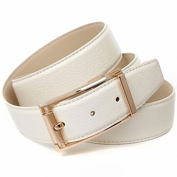 Anthoni Crown Ledergürtel, im klassischen Design, schlichte elegante Gürtel günstig online kaufen