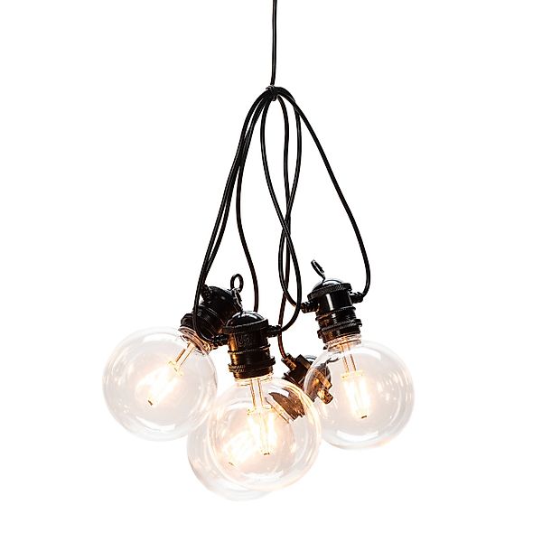 Konstsmide LED-Lichterkette Outdoor Retro Globe 10 LEDs Bernsteinfarben günstig online kaufen