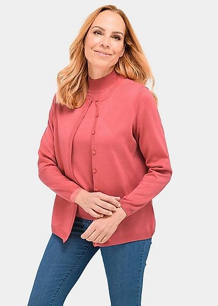 GOLDNER Strickpullover Kurzgröße: Pflegeleichtes Basic-Strickset günstig online kaufen