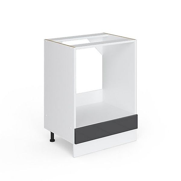 Vicco Herdumbauschrank R-Line, Anthrazit Hochglanz/Weiß, 60 günstig online kaufen