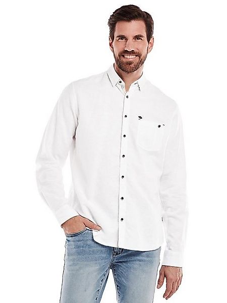 Engbers Langarmhemd Langarm-Hemd mit Leinenanteil günstig online kaufen