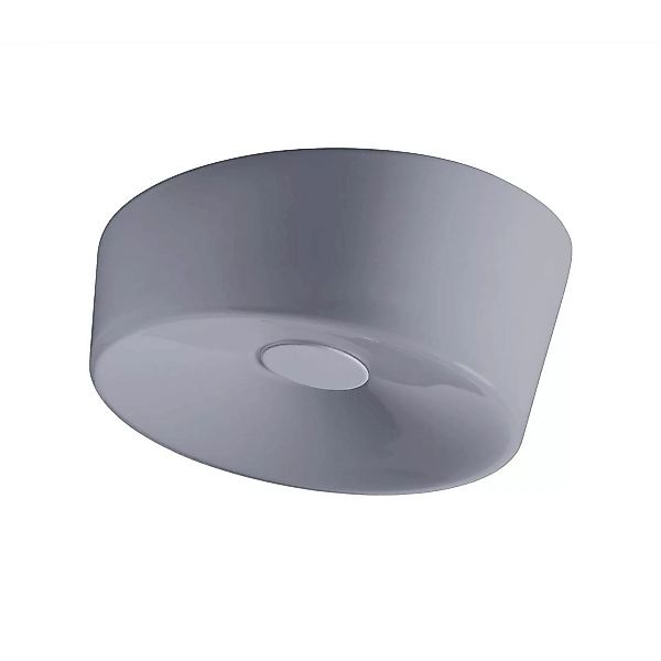 Foscarini - Lumiere XXS LED Deckenleuchte - grau/glänzend/H x Ø 10x25cm/270 günstig online kaufen