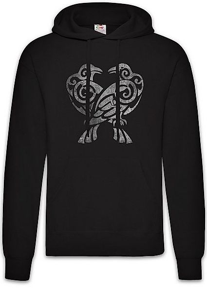 Urban Backwoods Hoodie Hugin And Munin IV Herren Hoodie Runen Runes Raben W günstig online kaufen