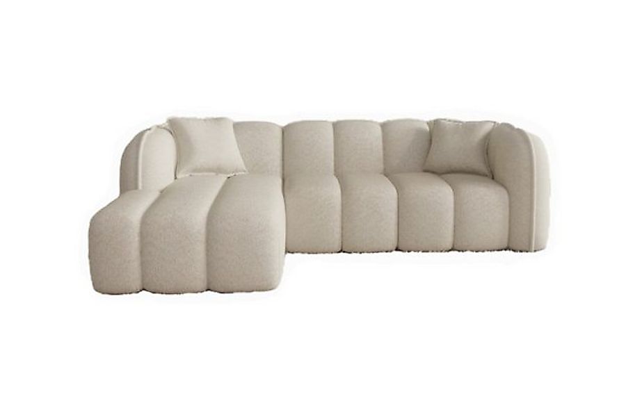 Sofa Dreams Polsterecke Miramar L Form kurz 4-Sitzer, 3 verschiedene Stoffb günstig online kaufen