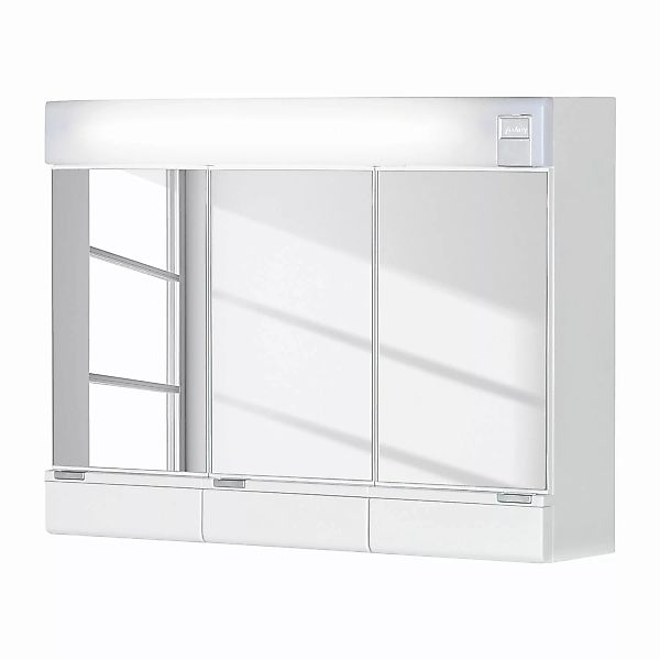 home24 Jokey Spiegelschrank Jade Comfort Kunststoff Weiß 70x54x18 cm (BxHxT günstig online kaufen