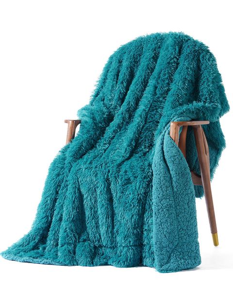 Wohndecke Sherpa-Fleecedecke, Warme Sofadecke, Flauschig, Weich günstig online kaufen