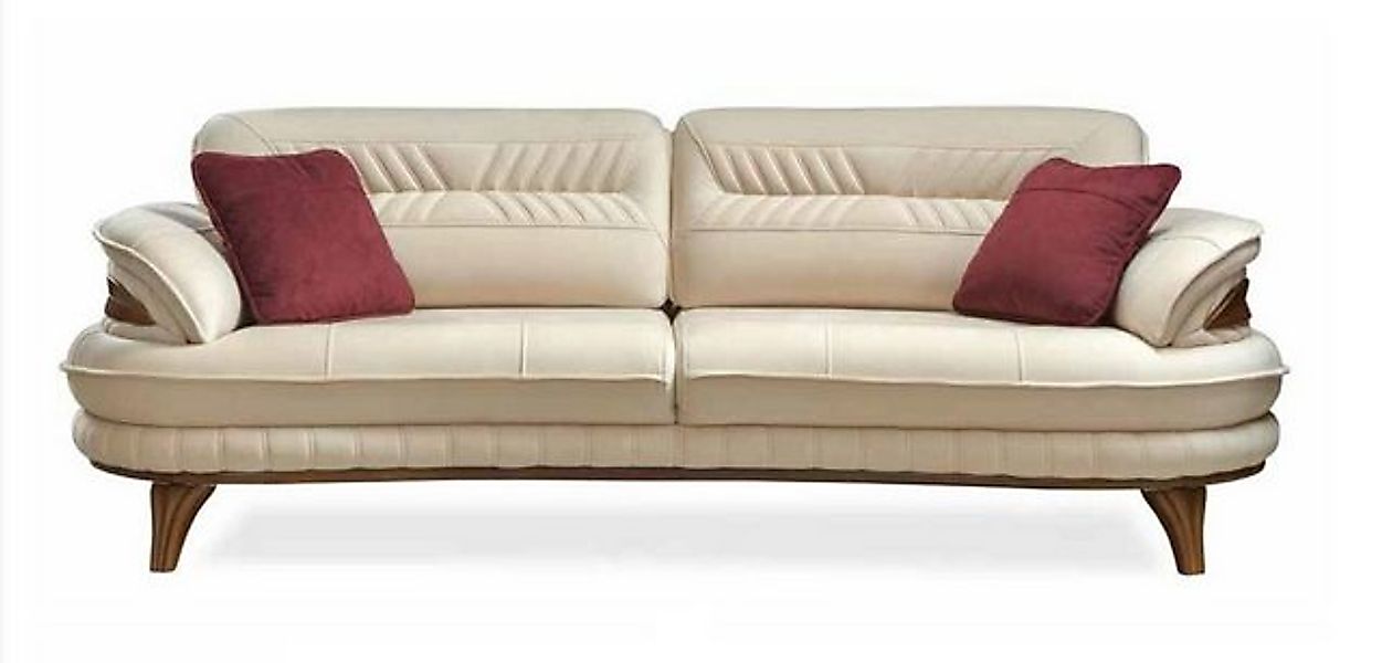 JVmoebel Sofa Sofa 3 Sitzer Couchen Sofas Art déco Neu Textil Luxus Couch P günstig online kaufen