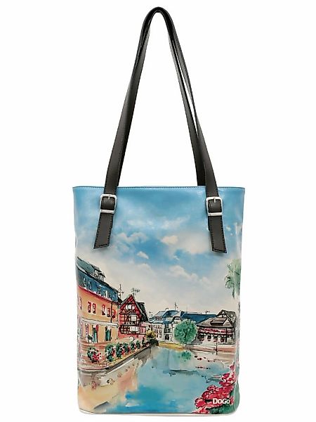 DOGO Umhängetasche "Tallbags Travel Fills The Soul Damen Handtaschen (Fashi günstig online kaufen