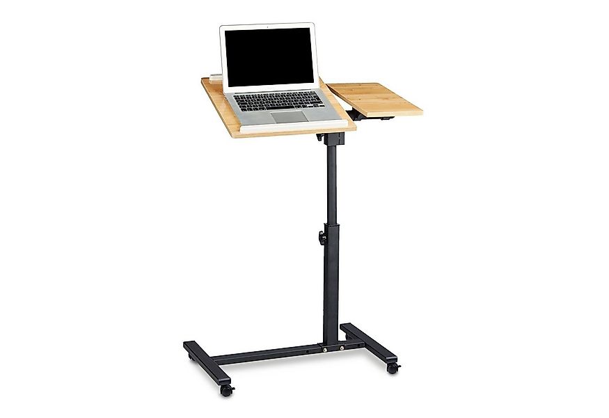 relaxdays Laptoptisch mit verstellbarem Mauspad, gelb günstig online kaufen