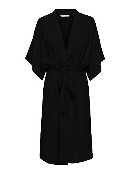 ONLY 3/4-arm Kimono- Kleid Damen Schwarz günstig online kaufen