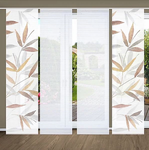 HOME in green Schiebegardine »RANDOW« Paneelwagen 4 Stk. tlg. SET DIGITALDR günstig online kaufen