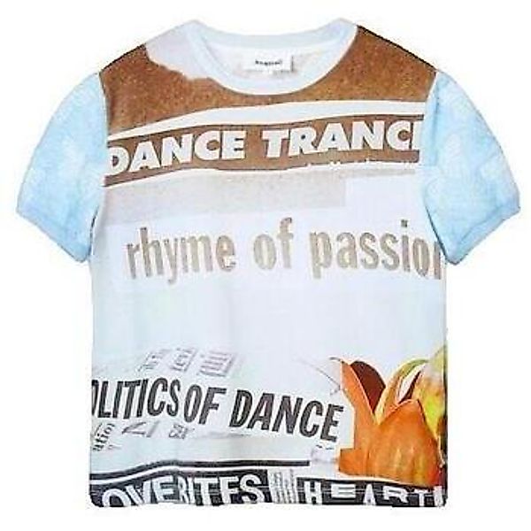 Desigual  T-Shirt T-shirt  bleu à manches courtes günstig online kaufen