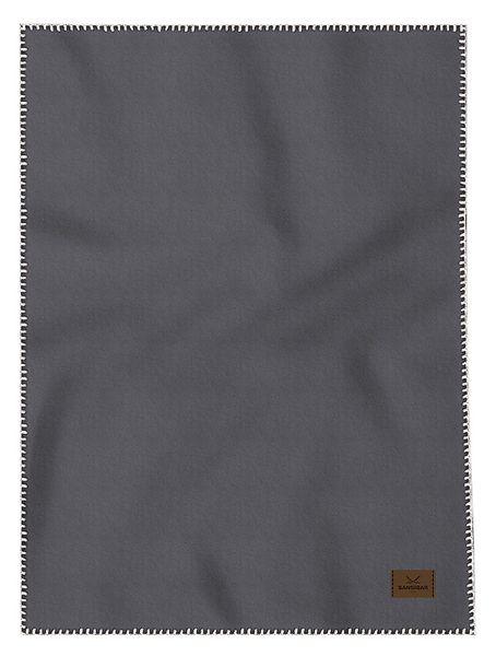 Wohndecke Wohndecke SANSIBAR anthrazit BL 150x200 günstig online kaufen