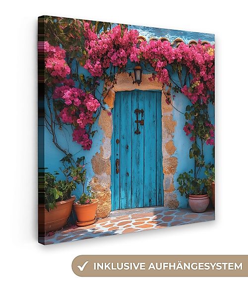 OneMillionCanvasses® Leinwandbild Tür - Holz - günstig online kaufen