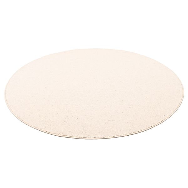 Snapstyle Natur Teppich Wolle Berber Wollweiss 100cm Rund günstig online kaufen