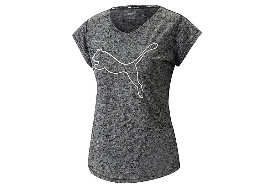 PUMA T-Shirt Puma Damen T-Shirt Train Favorite Heather Cat Tee 522418 günstig online kaufen