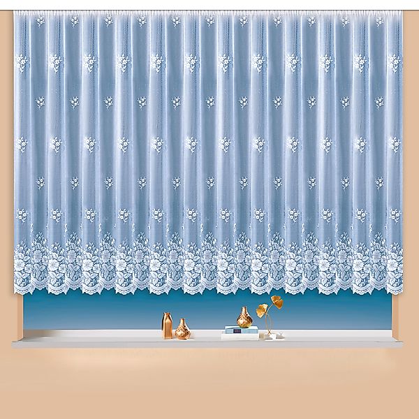 Weckbrodt Gardine »Verona« Kräuselband 1 Stk. tlg. Jacquard, strukturiert, günstig online kaufen