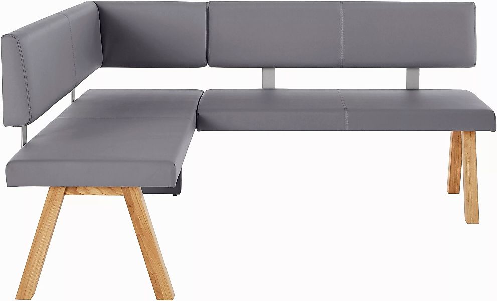 Home affaire Eckbank "Rio", Massivholz in Eiche geölt, Esszimmerbank bequem günstig online kaufen