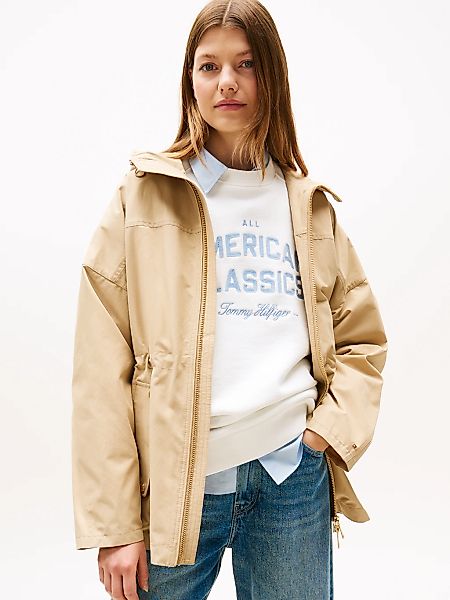 Tommy Hilfiger Windbreaker "COTTON NYLON REG PARKA", mit Kapuze günstig online kaufen
