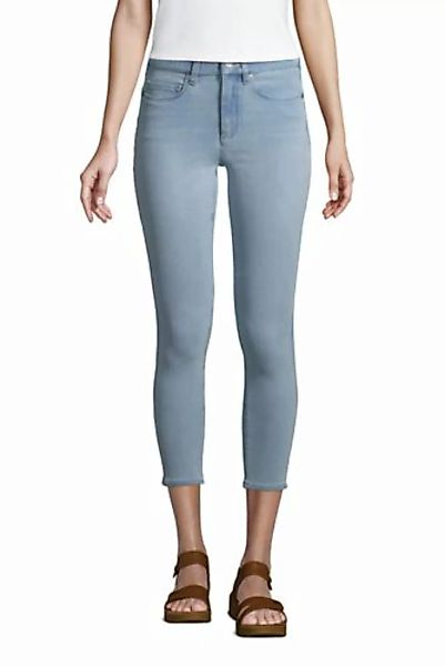 High Waist 7/8-Leggings-Jeans mit Stretch, Damen, Größe: S Normal, Blau, Ba günstig online kaufen