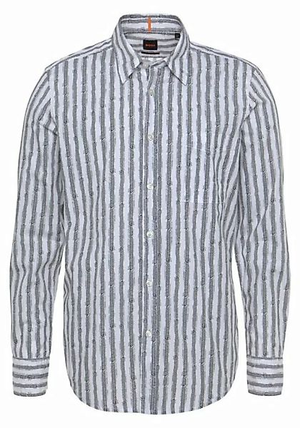 BOSS ORANGE Langarmhemd Relegant_6 klassisches Langarmhemd günstig online kaufen