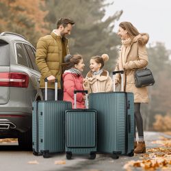 TAN.TOMI Kofferset ABS Handgepäckkoffer Business-Koffer Trolleys günstig online kaufen