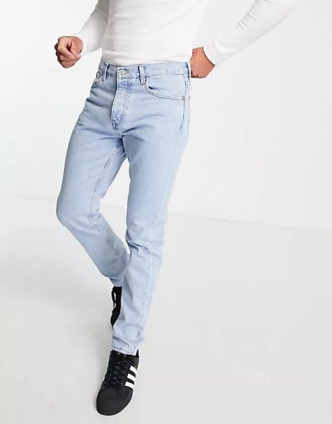 Weekday – Pine – Jeans in prächtigem Blau günstig online kaufen