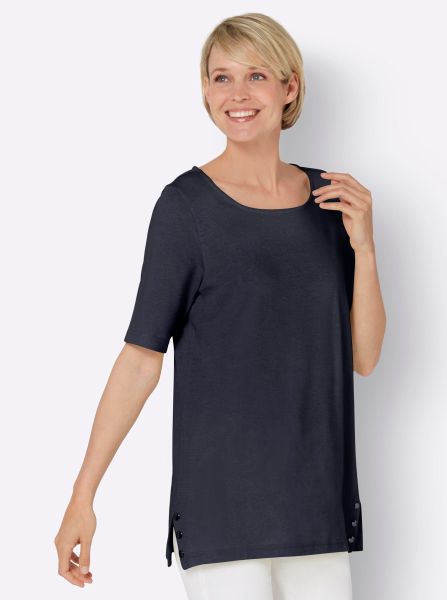Classic Basics Kurzarmshirt "Kurzarm-Shirt" 1 Stk. tlg. günstig online kaufen