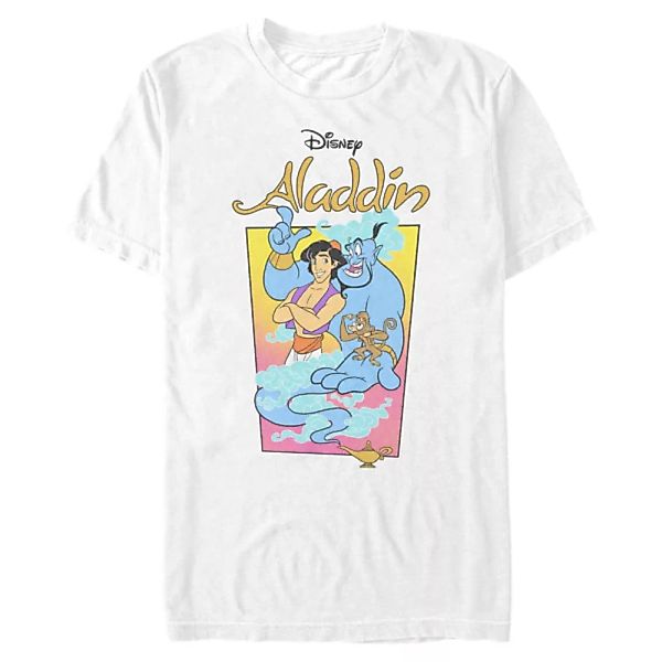 Disney - Aladdin - Gruppe Neon Vapor - Männer T-Shirt günstig online kaufen