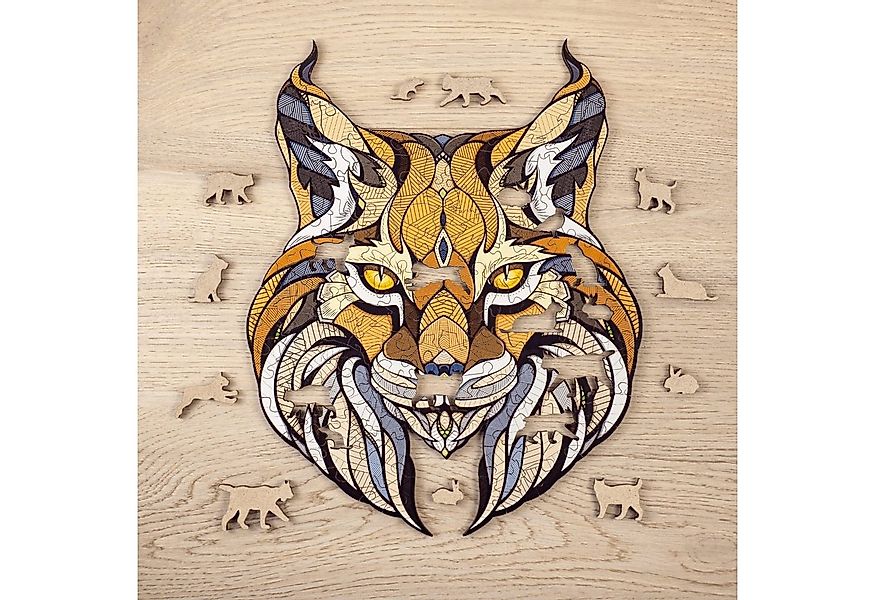 Eco Wood Art Puzzle Eco-Wood-Art Luchs Holzpuzzle, 139 Puzzleteile günstig online kaufen