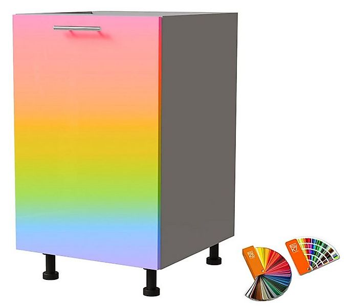 Feldmann-Wohnen Unterschrank Brerra (D1D/50, 1-türig (Holztür), 1 Einlegebo günstig online kaufen