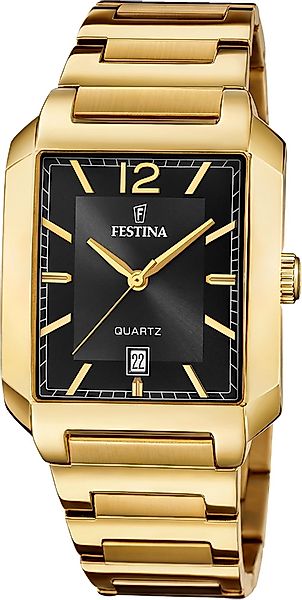 Festina Quarzuhr Festina Herrenuhr Edelstahl gold günstig online kaufen