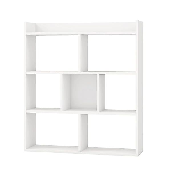Costway Bücherregal 7 Fächern Würfelregal 80 x 20 x 90 cm Weiß günstig online kaufen