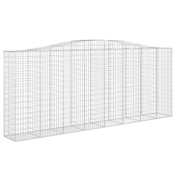 vidaXL Gabionen mit Hochbogen 4 Stk 400x50x160/180cm Eisen 1626893 günstig online kaufen