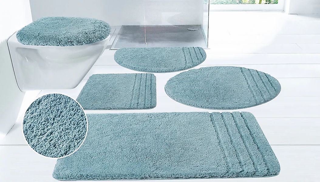 Möve Badematte "Loft, Badvorleger, Badezimmer Teppich" Höhe 30 mm rutschhem günstig online kaufen