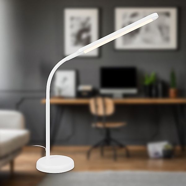 Briloner Leuchten LED Tischleuchte USB-C weiß/schwarz günstig online kaufen