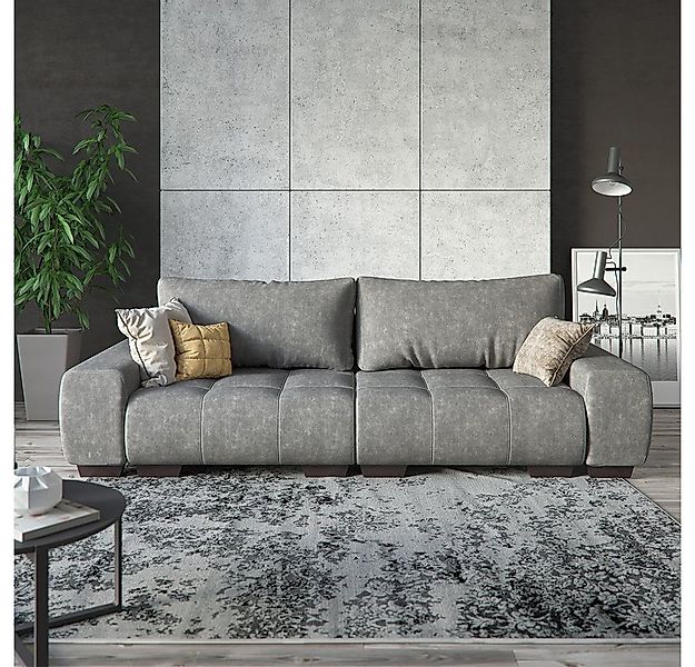 VitaliSpa® Ecksofa Perry, Grau, 260 x 160 cm günstig online kaufen