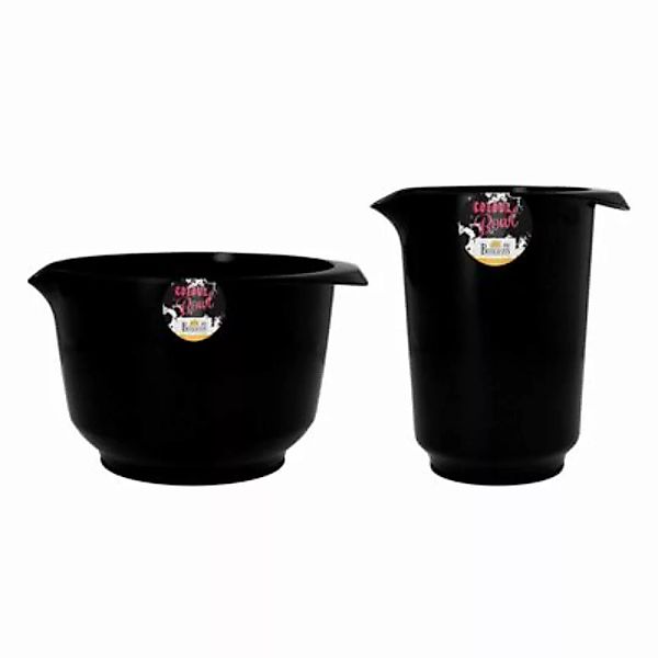 Birkmann Colour Bowls Rühr- und Servierschüssel 2er Set 1,5 l + 3 l schwarz günstig online kaufen