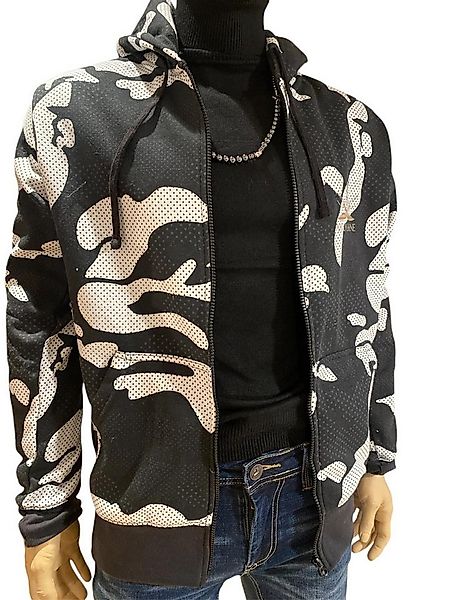 Aaron Bane Kapuzensweatjacke Aaron Bane Camouflage Zipper Hoodie Kapuzenjac günstig online kaufen