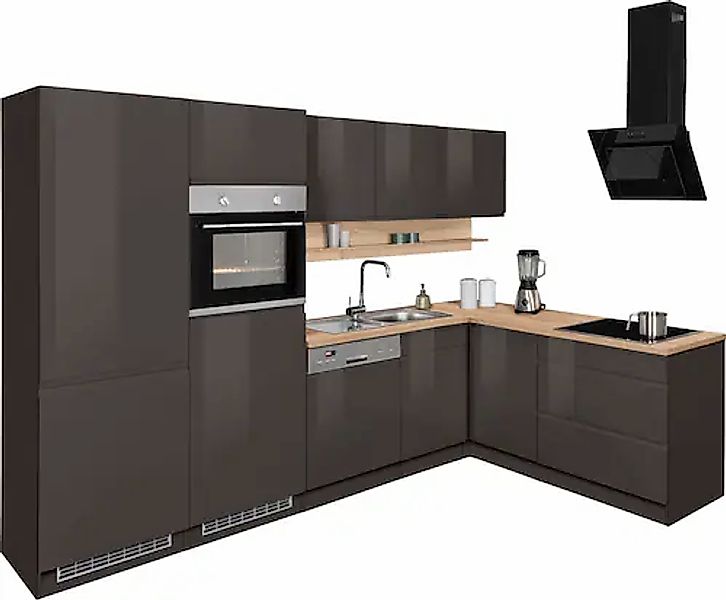 KOCHSTATION Winkelküche »KS-Virginia« Stellbreite 290/180 cm, ohne E-Geräte günstig online kaufen