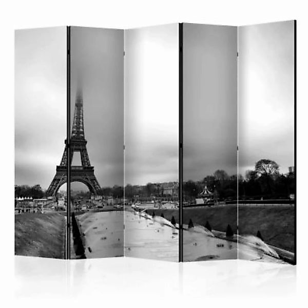 artgeist Paravent Paris: Eiffel Tower II [Room Dividers] schwarz/weiß Gr. 2 günstig online kaufen