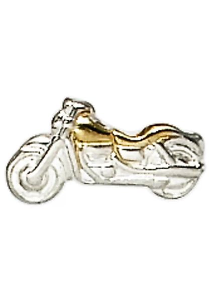 JOBO Single-Ohrstecker "Motorrad", 925 Silber bicolor vergoldet günstig online kaufen