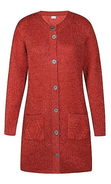 ZE-ZE Nordic Strickjacke Strickjacke Rachel brick red günstig online kaufen