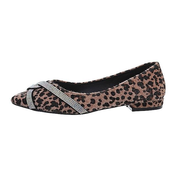 Ital-Design Damen Schlupfschuhe Freizeit Ballerina (82095464) Blockabsatz K günstig online kaufen