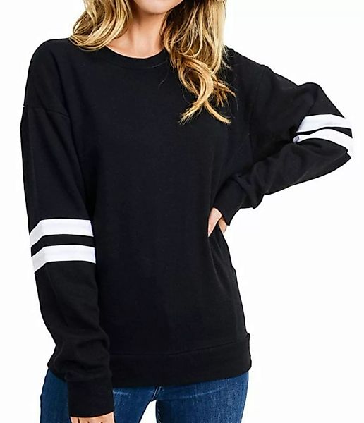 ZWY 2-in-1-Shirt Damen Sweatshirt Rundhals Sweatshirt Damen Baumwolle Pullo günstig online kaufen