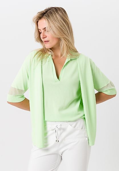 TUZZI Strickjacke mit Mesh-Einsatz günstig online kaufen