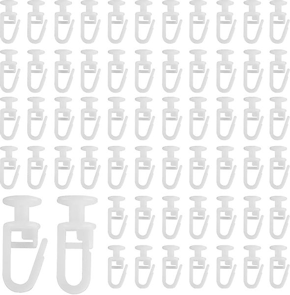 FELIXLEO Gardinengleiter 120 Stück Gardinengleiter 11mm günstig online kaufen