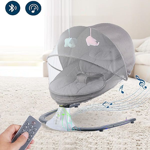 oyajia Babywippe Elektrische Babywippe Babyschaukel, mit günstig online kaufen